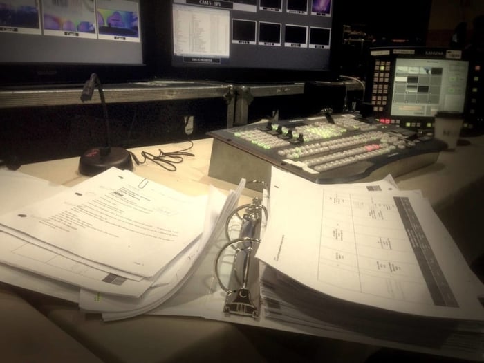 production cue sheet paper waste